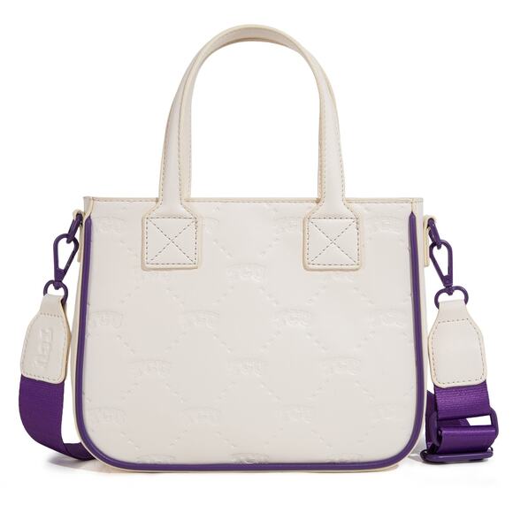 TCU Horned Frogs Light Beige Small Crossbody Bag w/ Coin Purse NWT NCAA Official - Picture 3 of 6